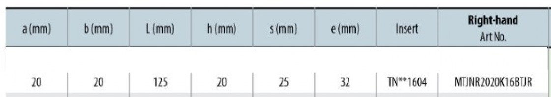 Μανέλα με βίντι 25Χ25 ISO 13